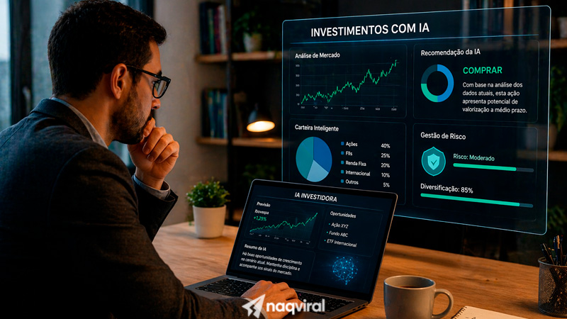 IA para investimentos financeiros: como escolher as melhores ferramentas e usar a tecnologia a seu favor em 2026