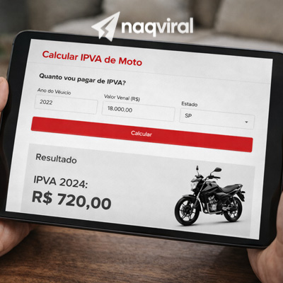 como calcular IPVA de moto