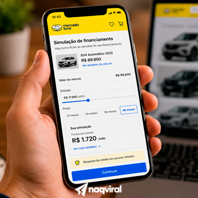 como financiar um carro pelo Mercado Livre